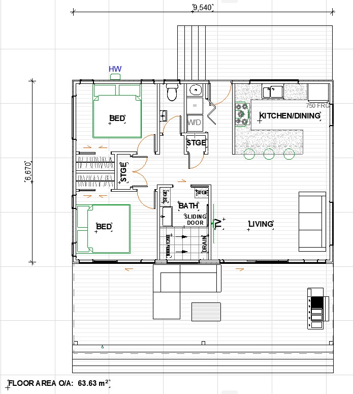 MAUNGA floor plan